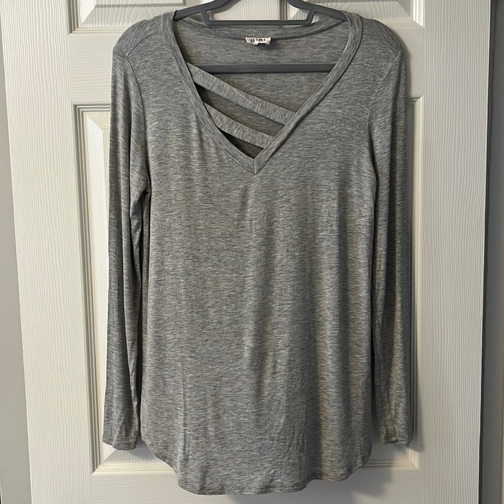 Bibi oversized gray T-shirt 90s or Y2K size S